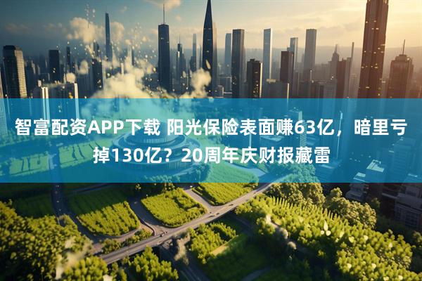 智富配资APP下载 阳光保险表面赚63亿，暗里亏掉130亿？20周年庆财报藏雷